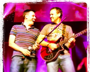 Dean Richardson as Freddie Mercury & Andy Wills as Brian May in rehearsals at Legends 2013